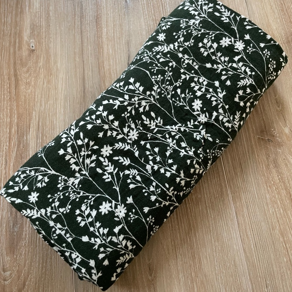 Rylee+Cru forest vines swaddle blanket